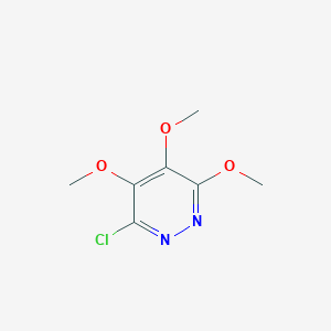 molecular formula C7H9ClN2O3 B3391942 3-Chloro-4,5,6-trimethoxypyridazine CAS No. 32380-11-3