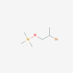 molecular formula C6H15BrOSi B3391946 (2-Bromopropoxy)trimethylsilane CAS No. 35952-69-3