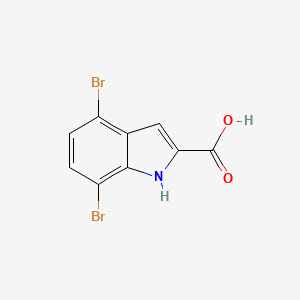4,7-Dibromo-1H-indole-2-carboxylic acid