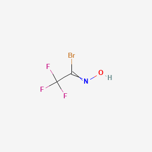 molecular formula C2HBrF3NO B3391974 2,2,2-Trifluoro-N-hydroxyethanimidoyl bromide CAS No. 44637-25-4