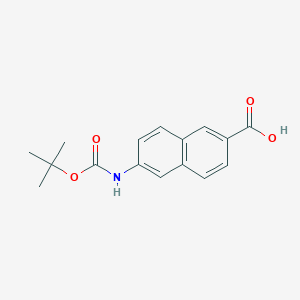 6-(Tert-butoxycarbonylamino)-2-naphthoic acid