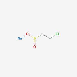 molecular formula C2H4ClNaO2S B3391998 Sodium 2-chloroethane-1-sulfinate CAS No. 53799-72-7