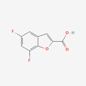 B3392002 5,7-Difluoro-1-benzofuran-2-carboxylic acid CAS No. 550998-60-2