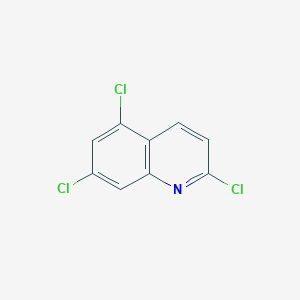 molecular formula C9H4Cl3N B3392015 2,5,7-Trichloroquinoline CAS No. 577967-74-9