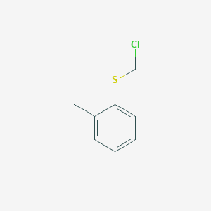 molecular formula C8H9ClS B3392048 (Chloromethyl)(o-tolyl)sulfane CAS No. 63580-69-8
