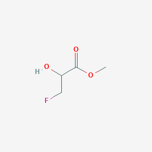 molecular formula C4H7FO3 B3392070 Methyl 3-fluoro-2-hydroxypropanoate CAS No. 671-32-9