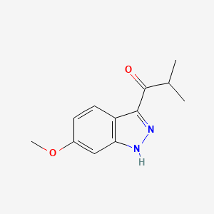 1-(6-methoxy-1H-indazol-3-yl)-2-methylpropan-1-one