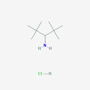 2,2,4,4-Tetramethylpentan-3-amine hydrochloride salt