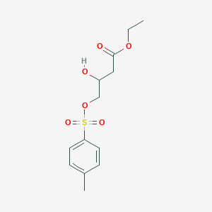Butanoic acid, 3-hydroxy-4-[[(4-methylphenyl)sulfonyl]oxy]-, ethyl ester, (S)-(9CI)