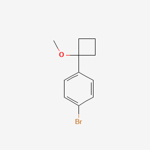 1-Bromo-4-(1-methoxycyclobutyl)benzene