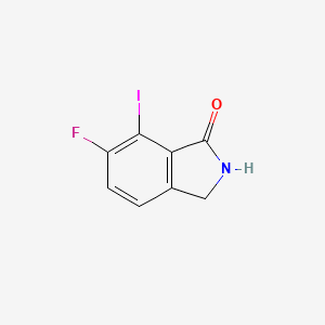 molecular formula C8H5FINO B3392208 6-fluoro-7-iodoisoindolin-1-one CAS No. 877151-19-4