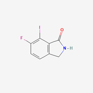 molecular formula C8H5FINO B3392208 6-Fluoro-7-iodo-2,3-dihydro-isoindol-1-one CAS No. 877151-19-4