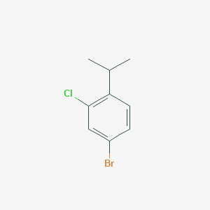 molecular formula C9H10BrCl B3392251 4-Bromo-2-chloro-1-(propan-2-yl)benzene CAS No. 90350-26-8