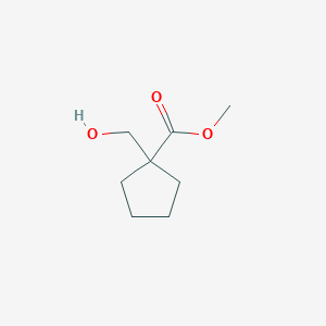 molecular formula C8H14O3 B3392257 methyl 1-(hydroxymethyl)cyclopentane-1-carboxylate CAS No. 907608-98-4