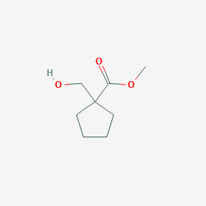 molecular formula C8H14O3 B3392257 Methyl 1-(hydroxymethyl)cyclopentanecarboxylate CAS No. 907608-98-4