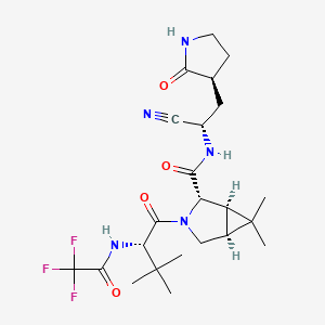 molecular formula C23H32F3N5O4 B3392351 Nirmatrelvir CAS No. 2628280-40-8