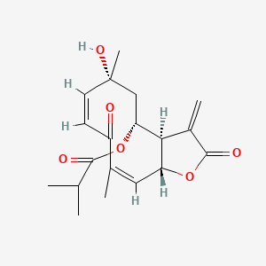 molecular formula C19H24O6 B3392367 Tagitinim C CAS No. 59979-56-5