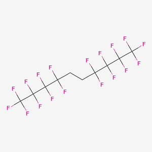 molecular formula C10H4F18 B3392373 Decane, 1,1,1,2,2,3,3,4,4,7,7,8,8,9,9,10,10,10-octadecafluoro- CAS No. 142083-52-1