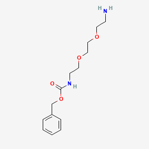 molecular formula C14H22N2O4 B3392391 CbzNH-PEG2-CH2CH2NH2 CAS No. 169744-02-9