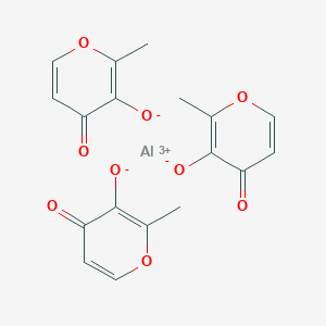 molecular formula C18H15AlO9 B033924 Aluminum maltolate CAS No. 103616-17-7