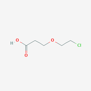 molecular formula C5H9ClO3 B3392418 3-(2-Chloroethoxy)propanoic acid CAS No. 56638-07-4