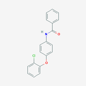 molecular formula C19H14ClNO2 B339244 N-[4-(2-chlorophenoxy)phenyl]benzamide 