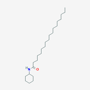 molecular formula C24H47NO B3392459 Octadecanamide, N-cyclohexyl- CAS No. 10251-00-0