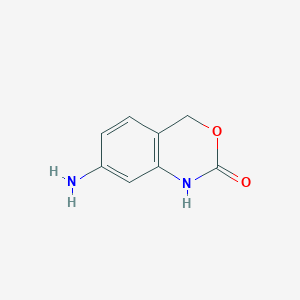 molecular formula C8H8N2O2 B3392489 7-AMINO-1H-BENZO[d][1,3]OXAZIN-2(4H)-ONE CAS No. 1042972-65-5