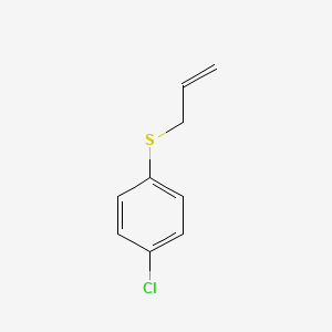 molecular formula C9H9ClS B3392943 Allyl(4-chlorophenyl)sulfane CAS No. 15446-14-7