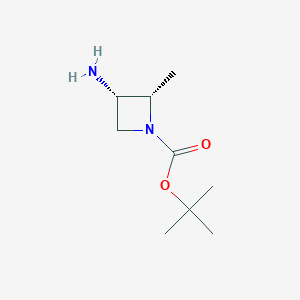 Tert-butyl (2S,3S)-3-amino-2-methylazetidine-1-carboxylate