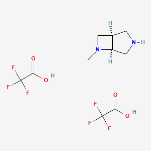 (1R,5S)-6-methyl-3,6-diazabicyclo[3.2.0]heptane; bis(trifluoroacetic acid)