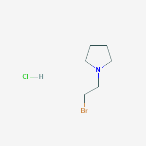 molecular formula C6H13BrClN B033933 1-(2-Bromoethyl)pyrrolidine hydrochloride CAS No. 106536-48-5