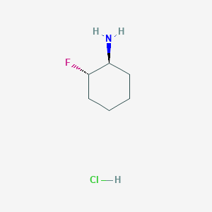 molecular formula C6H13ClFN B3393368 (1S,2S)-2-fluorocyclohexan-1-amine hydrochloride CAS No. 2387560-34-9