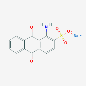 molecular formula C14H8NNaO5S B3393400 Sodium 1-amino-9,10-dioxo-9,10-dihydroanthracene-2-sulfonate CAS No. 24429-49-0
