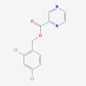molecular formula C12H8Cl2N2O2 B339342 2,4-Dichlorobenzyl 2-pyrazinecarboxylate 