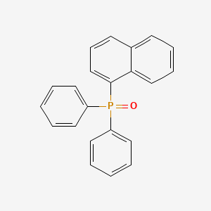 molecular formula C22H17OP B3393507 Phosphine oxide, 1-naphthalenyldiphenyl- CAS No. 3095-33-8