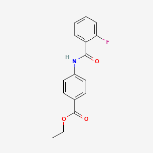 Ethyl 4-[(2-fluorobenzoyl)amino]benzoate