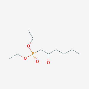 molecular formula C10H21O4P B3393590 Phosphonic acid, (2-oxohexyl)-, diethyl ester CAS No. 3450-63-3