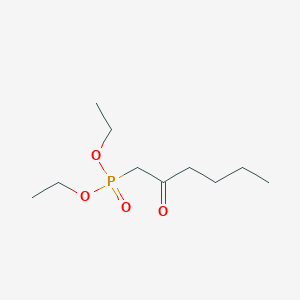Phosphonic acid, (2-oxohexyl)-, diethyl ester