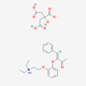 (Z)-3-(2-(2-(Diethylamino)ethoxy)phenoxy)-4-phenyl-3-buten-2-one citrate