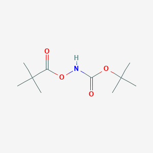 molecular formula C10H19NO4 B3393603 tert-Butyl [(2,2-dimethylpropanoyl)oxy]carbamate CAS No. 35657-40-0
