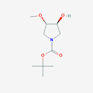 tert-butyl (3S,4S)-3-hydroxy-4-methoxypyrrolidine-1-carboxylate