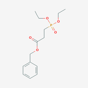 molecular formula C14H21O5P B3393685 Benzyl 3-(diethoxyphosphoryl)propanoate CAS No. 400607-94-5