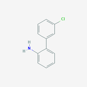 molecular formula C12H10ClN B3393686 3'-Chloro-[1,1'-biphenyl]-2-amine CAS No. 400743-82-0