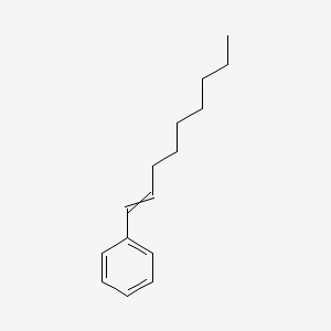 molecular formula C15H22 B3393712 Benzene, 1-nonenyl- CAS No. 42036-73-7