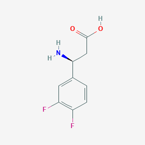 (3S)-3-amino-3-(3,4-difluorophenyl)propanoic Acid