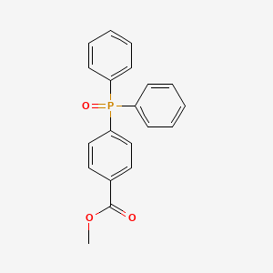 molecular formula C20H17O3P B3393777 Benzoic acid, 4-(diphenylphosphinyl)-, methyl ester CAS No. 5032-55-3