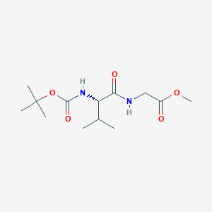 molecular formula C13H24N2O5 B3393826 Boc-val-gly-ome CAS No. 51803-69-1