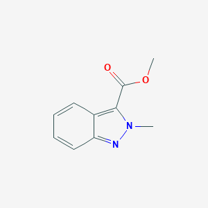 molecular formula C10H10N2O2 B033939 Methyl 2-methyl-2H-indazole-3-carboxylate CAS No. 109216-61-7