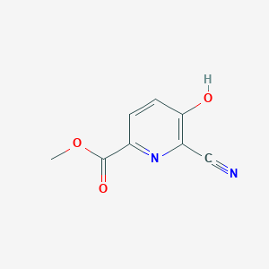 molecular formula C8H6N2O3 B3394027 Methyl 6-cyano-5-hydroxypicolinate CAS No. 727736-63-2